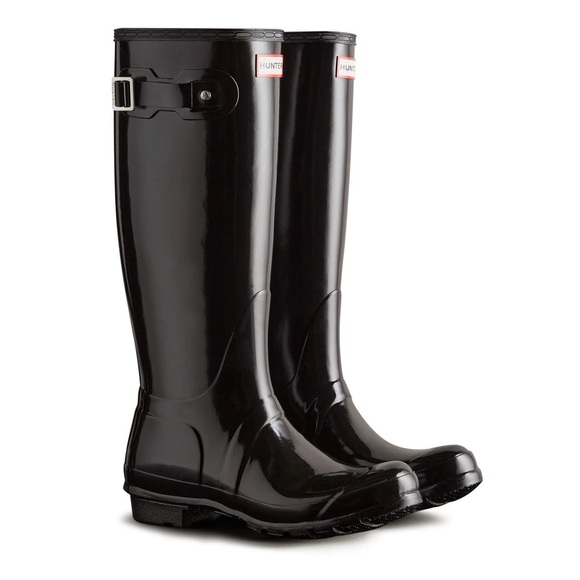 Hunter Shoes - Hunter Original Tall Gloss Black Rain Boots